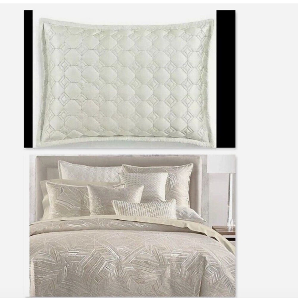 NIB Hotel Collection Alabastar Standard Pillow Sham